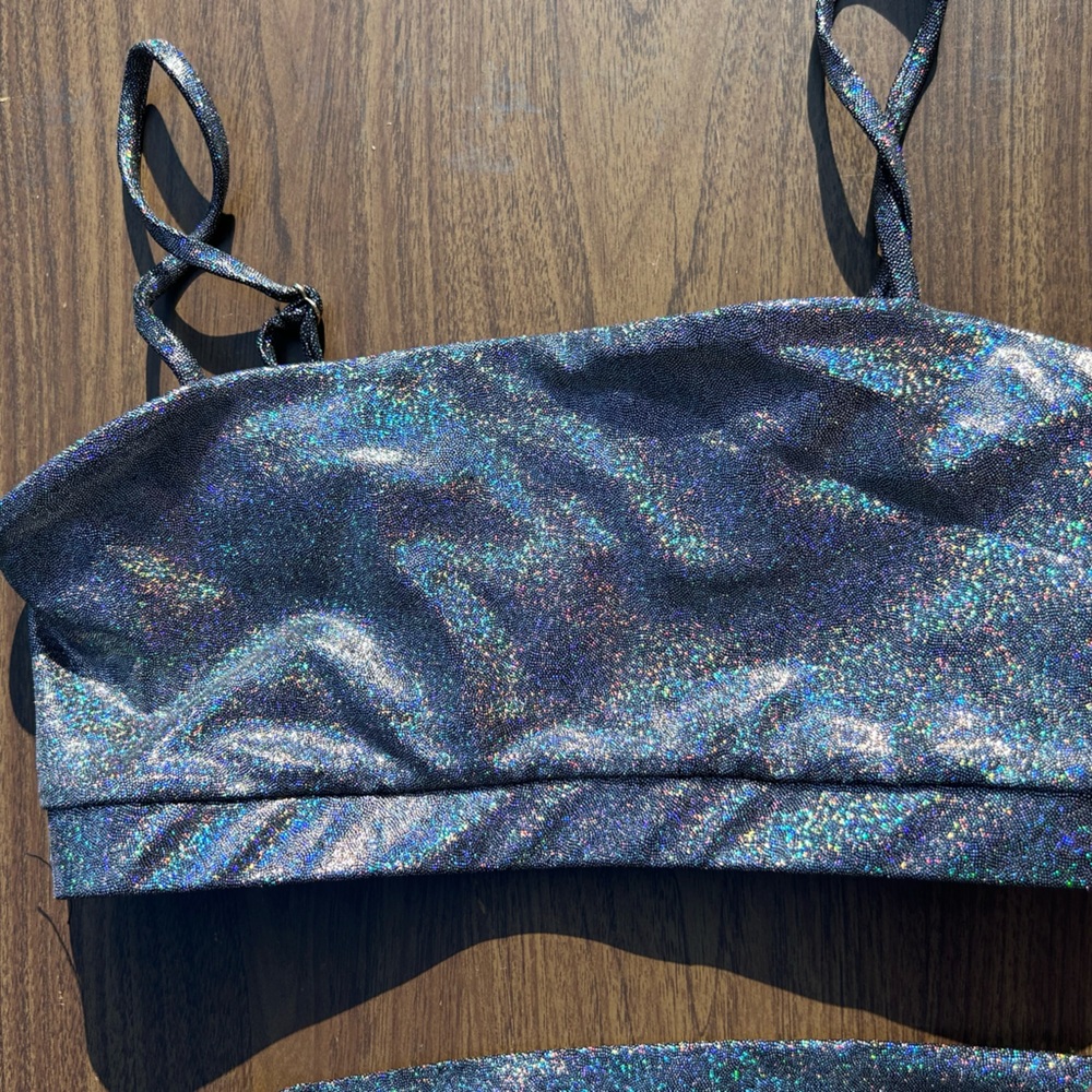 Shimmer sports bra adjustable straps